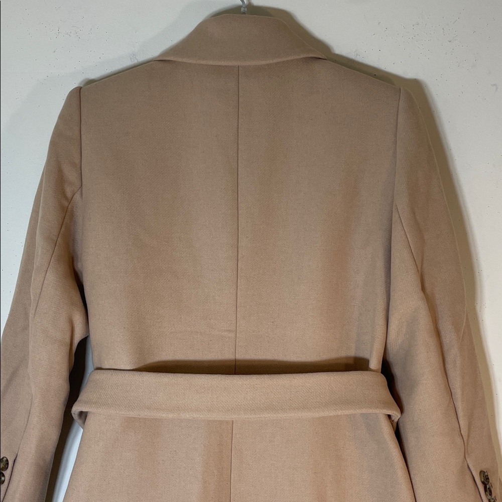 NWT. Ann Taylor Classic Wool Blend Belted Pea Coat. Small. $258! - Picture 11 of 12